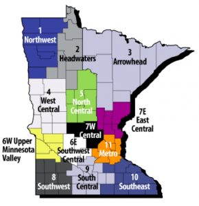 Map of Regions
